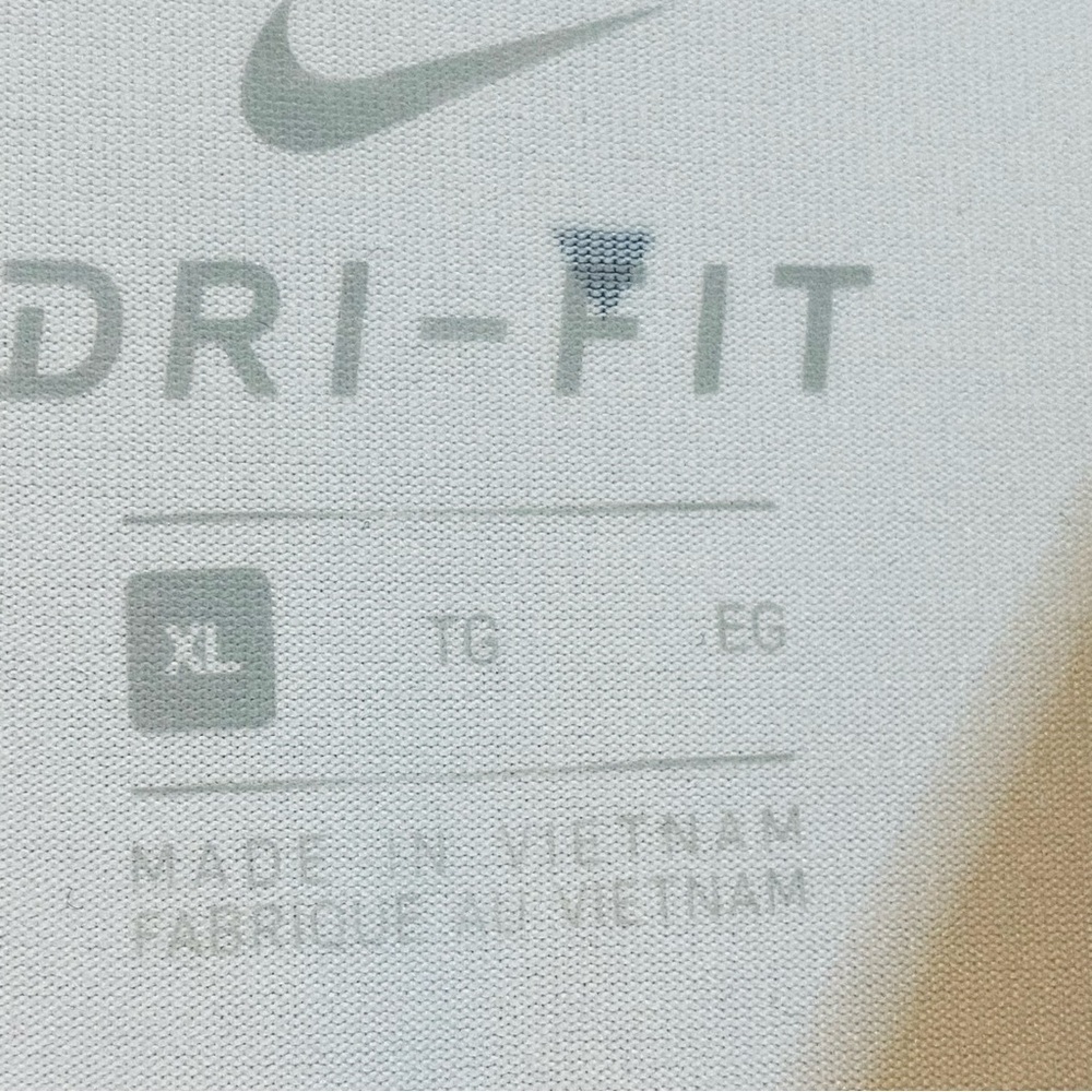 Nike White Polo with Navy Accents - Picture 4 of 7